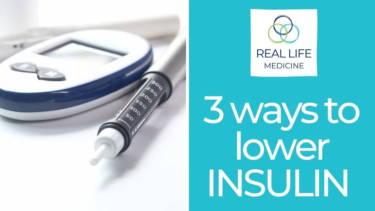3 ways to lower insulin