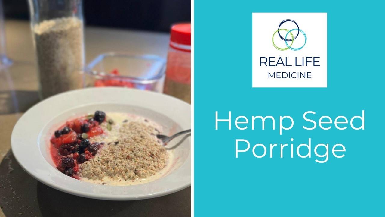 Hemp Seed Porridge Cooking, Coaching & Conversations with Dr Lucy