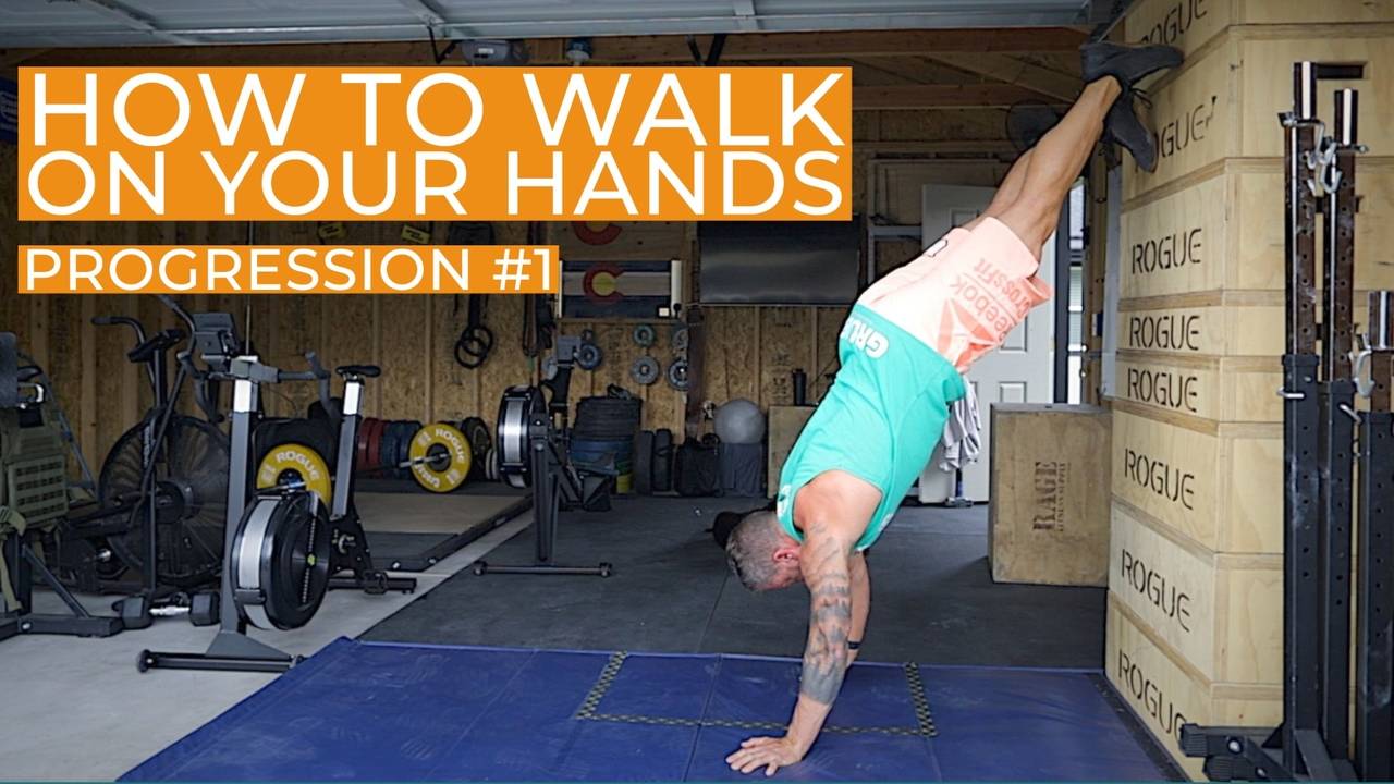 How to Walk on Your Hands Progression 1 The "Wall Walk"