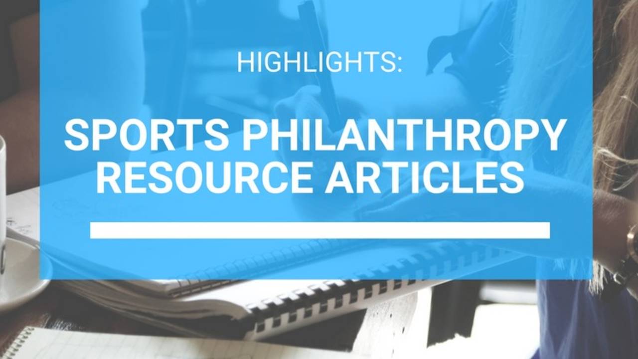 How Philanthropy Can Positively Impact a Pro Athlete Brand