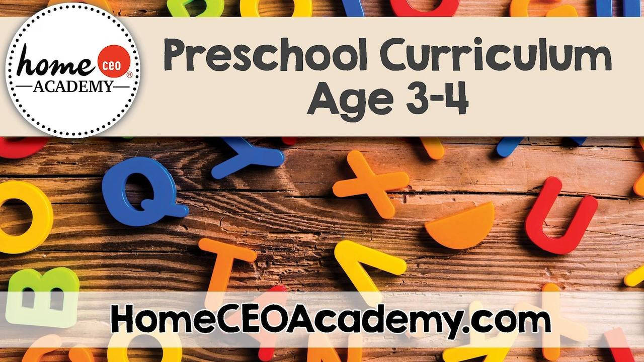 Preschool Curriculum for Homeschools, Preschools, Daycares