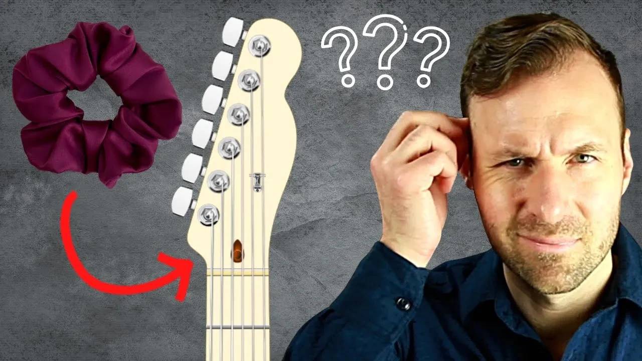 WHY IS THERE A SCRUNCHIE ON YOUR GUITAR? Sympathetic vibration