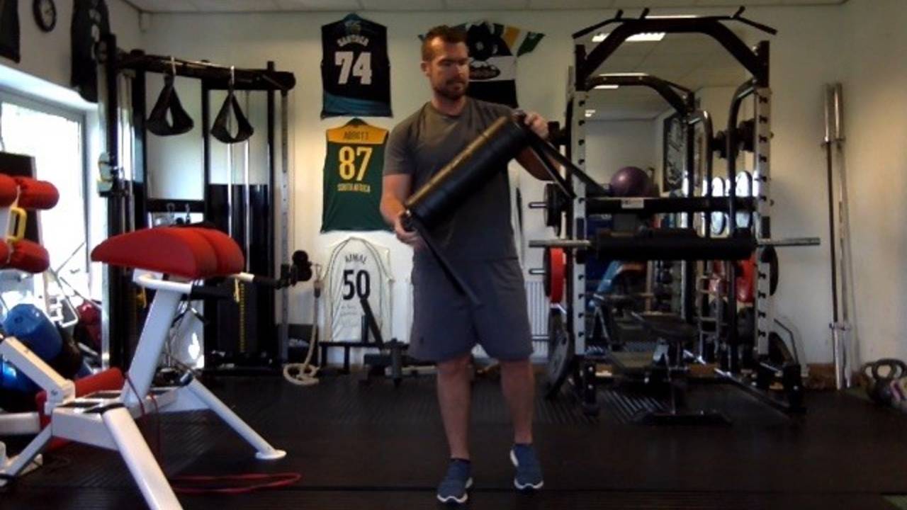 Shoulder pain during bowling