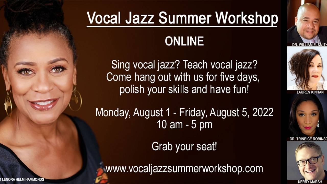 Vocal Jazz Online Summer Workshop