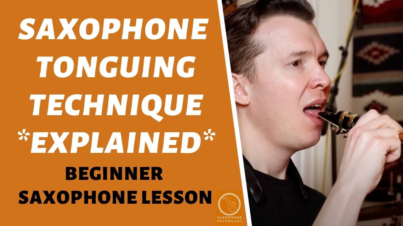 Where To Place Your Tongue On The Saxophone Reed Beginner Sax Lesson