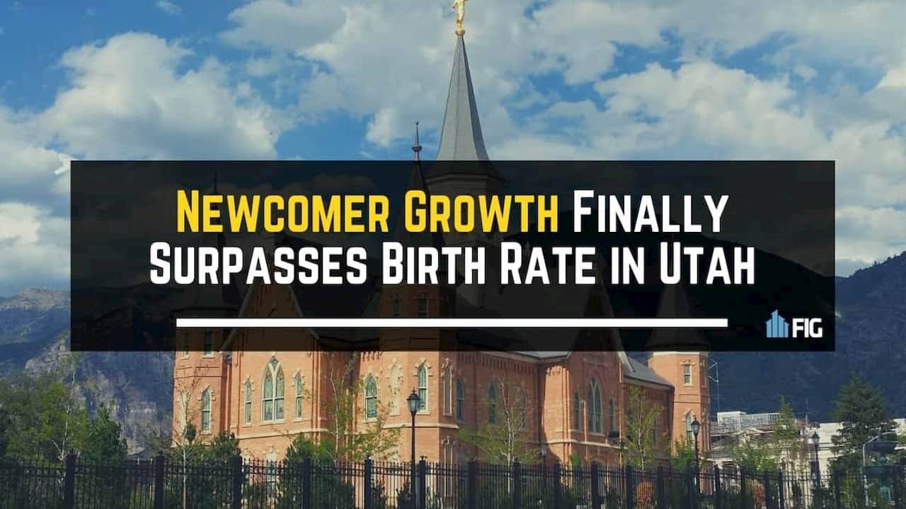 Growth Finally Surpasses Birth Rate in Utah