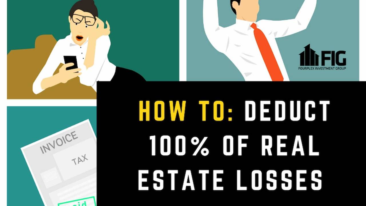 How to Deduct 100 of Real Estate Losses Against Ordinary