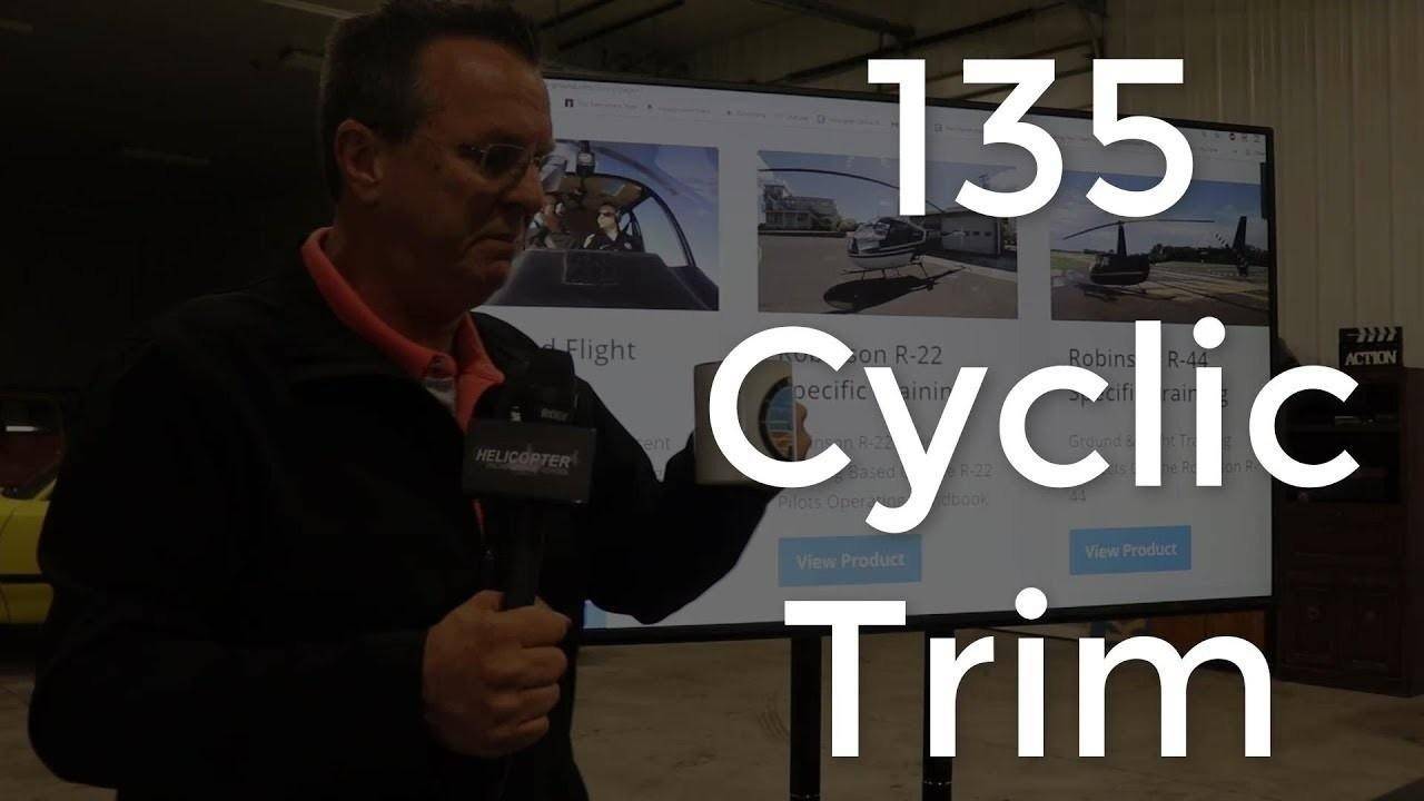 HELICOPTER CYCLIC TRIM you should always be TRIMMING