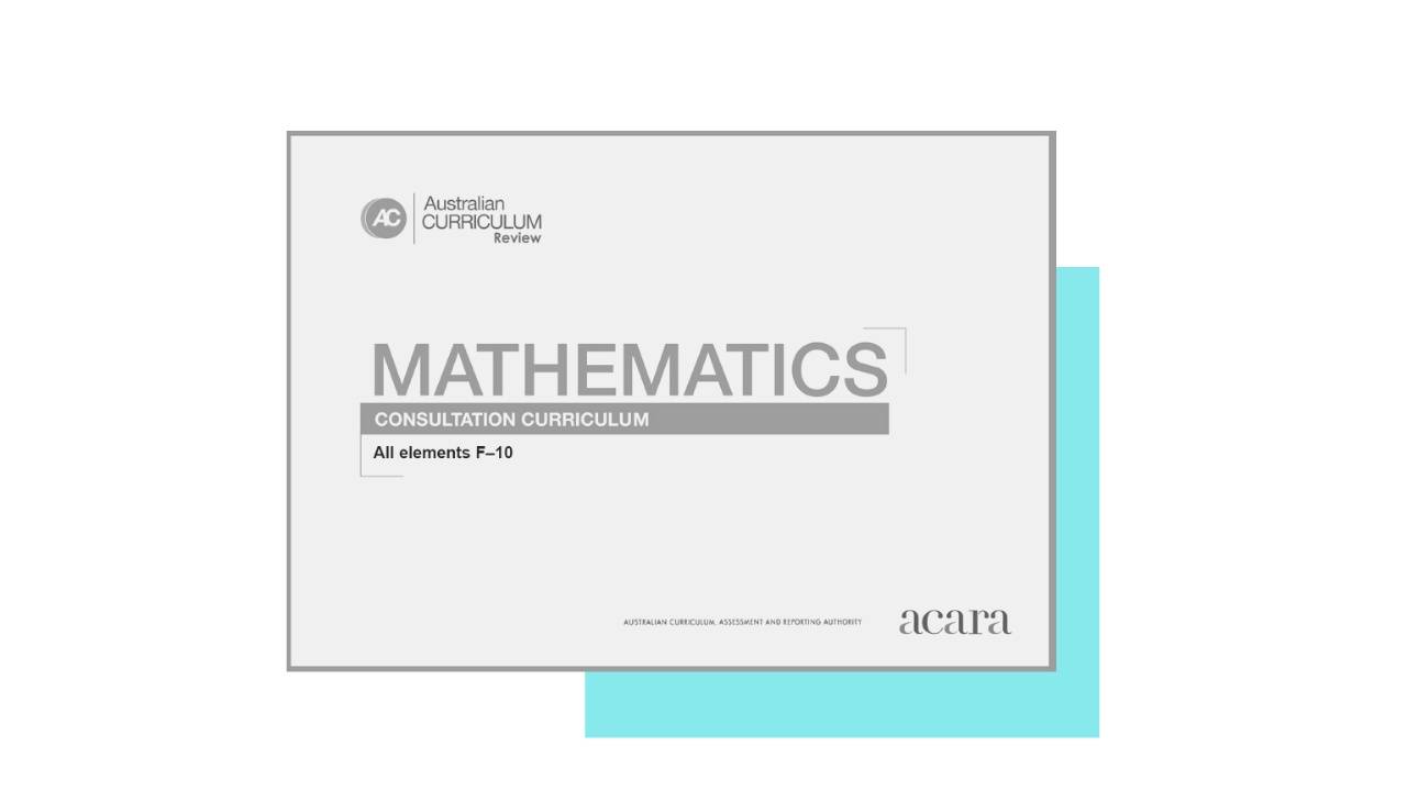 My review of the new draft Australian Mathematics Curriculum
