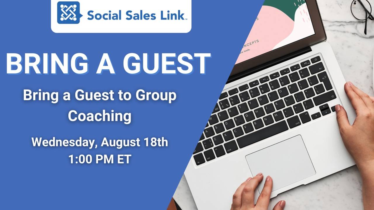 Bring a Guest to Group Coaching August