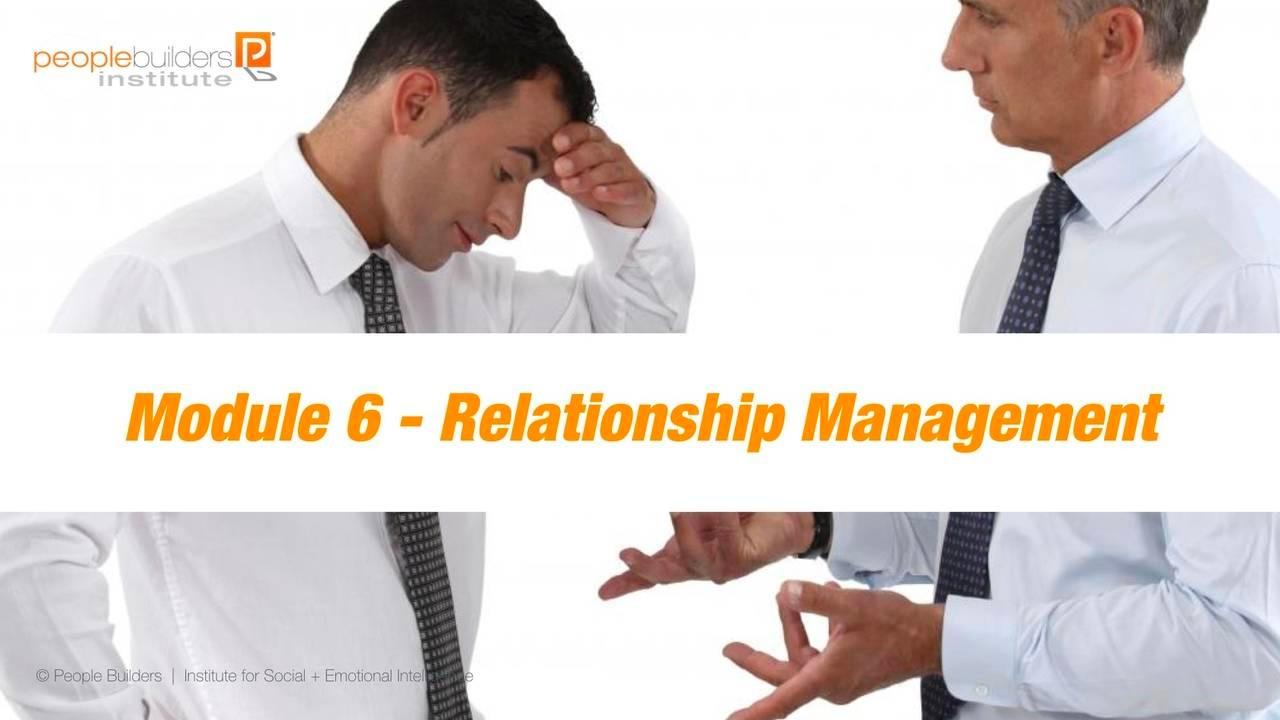 Relationship Management