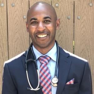 Dr Jason Spears with stethoscope