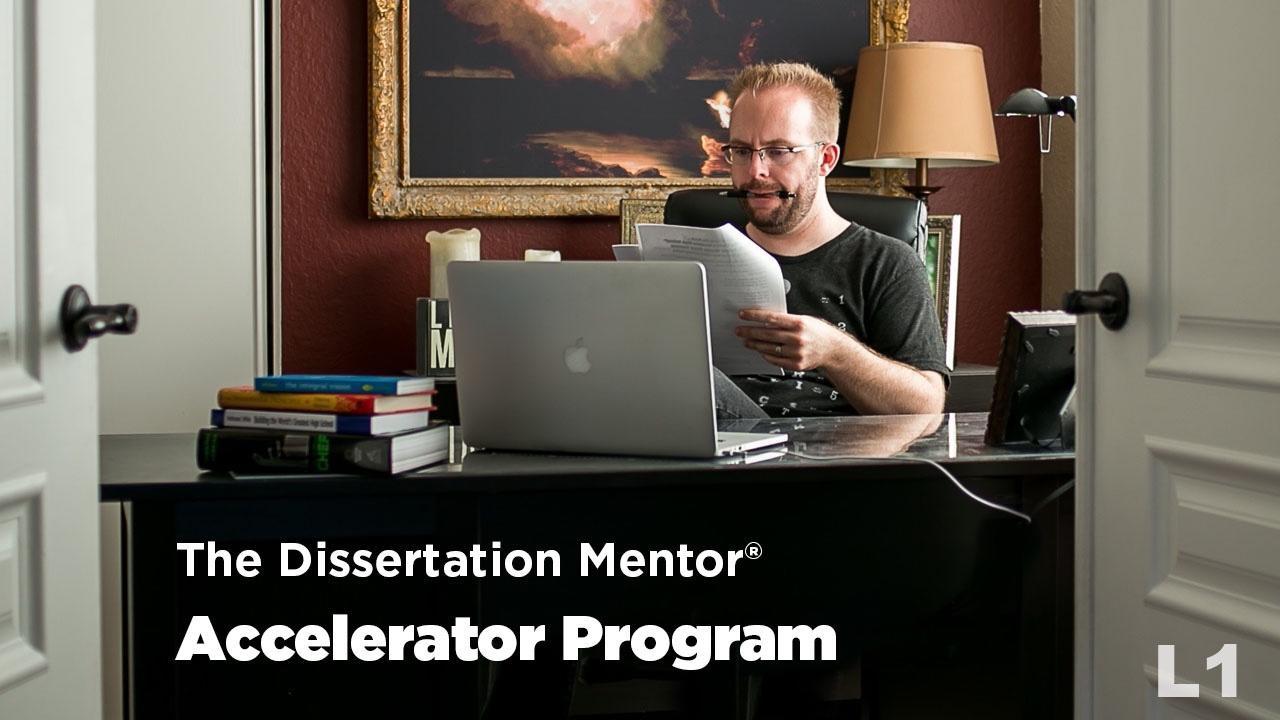 The Dissertation Mentor Accelerator Program