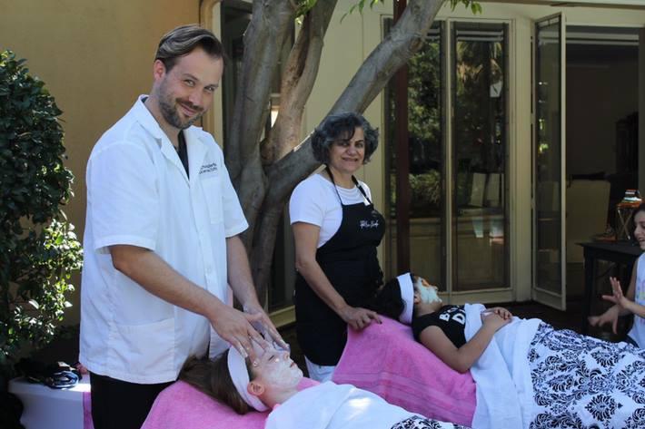 Kids Spa party with Spa-Go's Luxury Mobile Spa Services