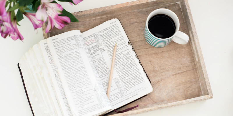 Cofee and bible