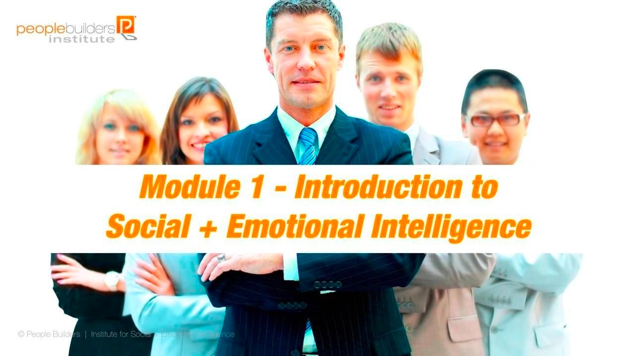 Module 1 Social and Emotional Intelligence Certification