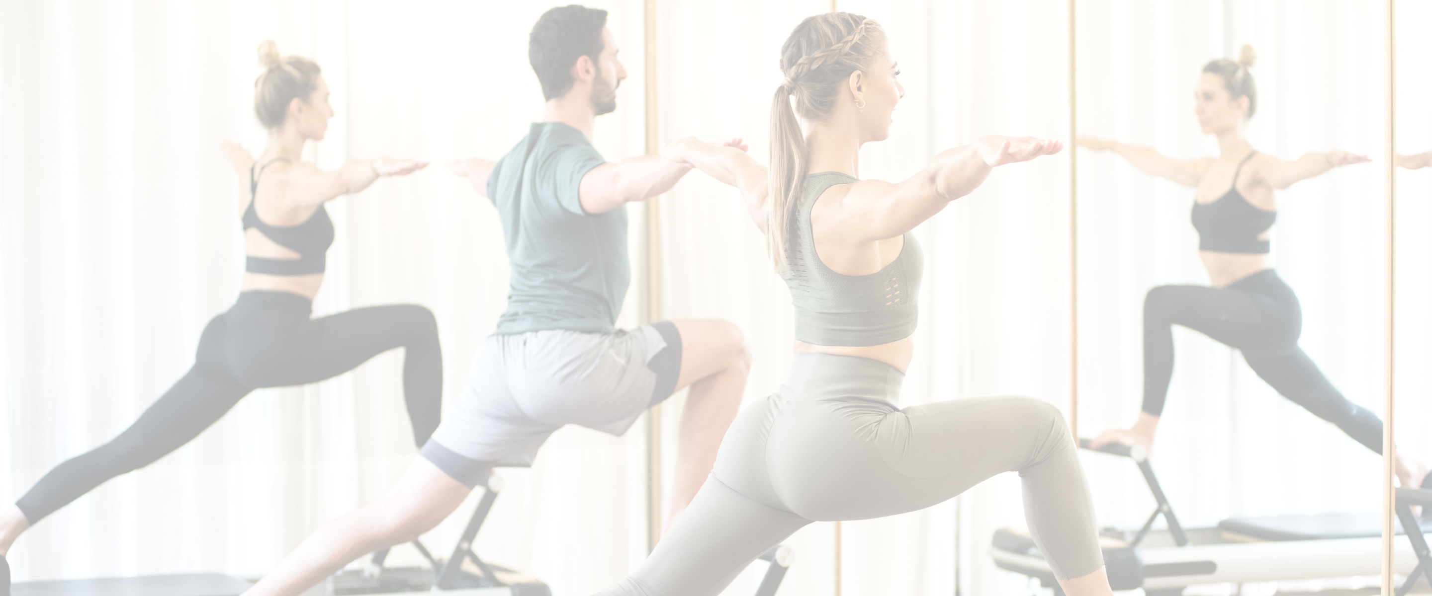 Spring Three studio reformer class in session