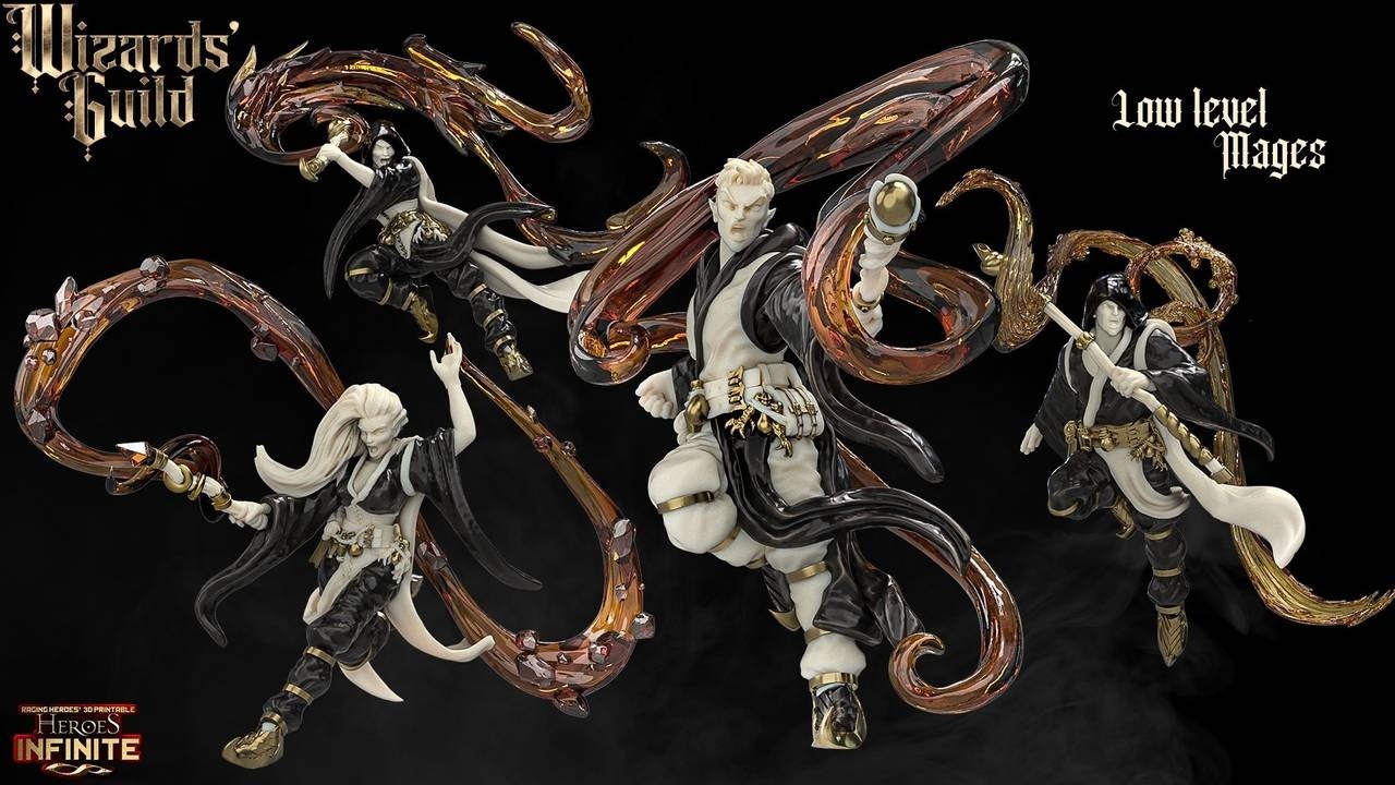 Heroes Infinite 3D printing Release from Raging Heroes
