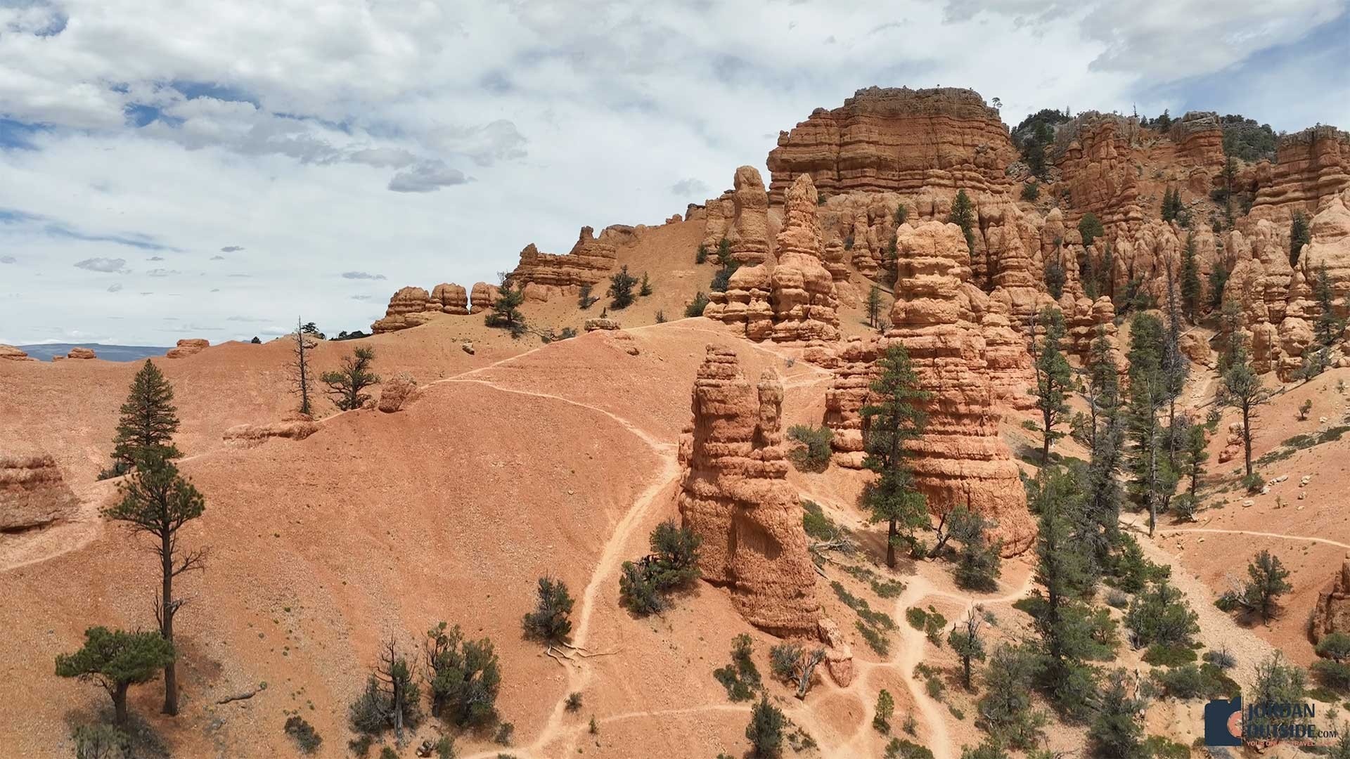 Red Canyon, Utah - Aerial View