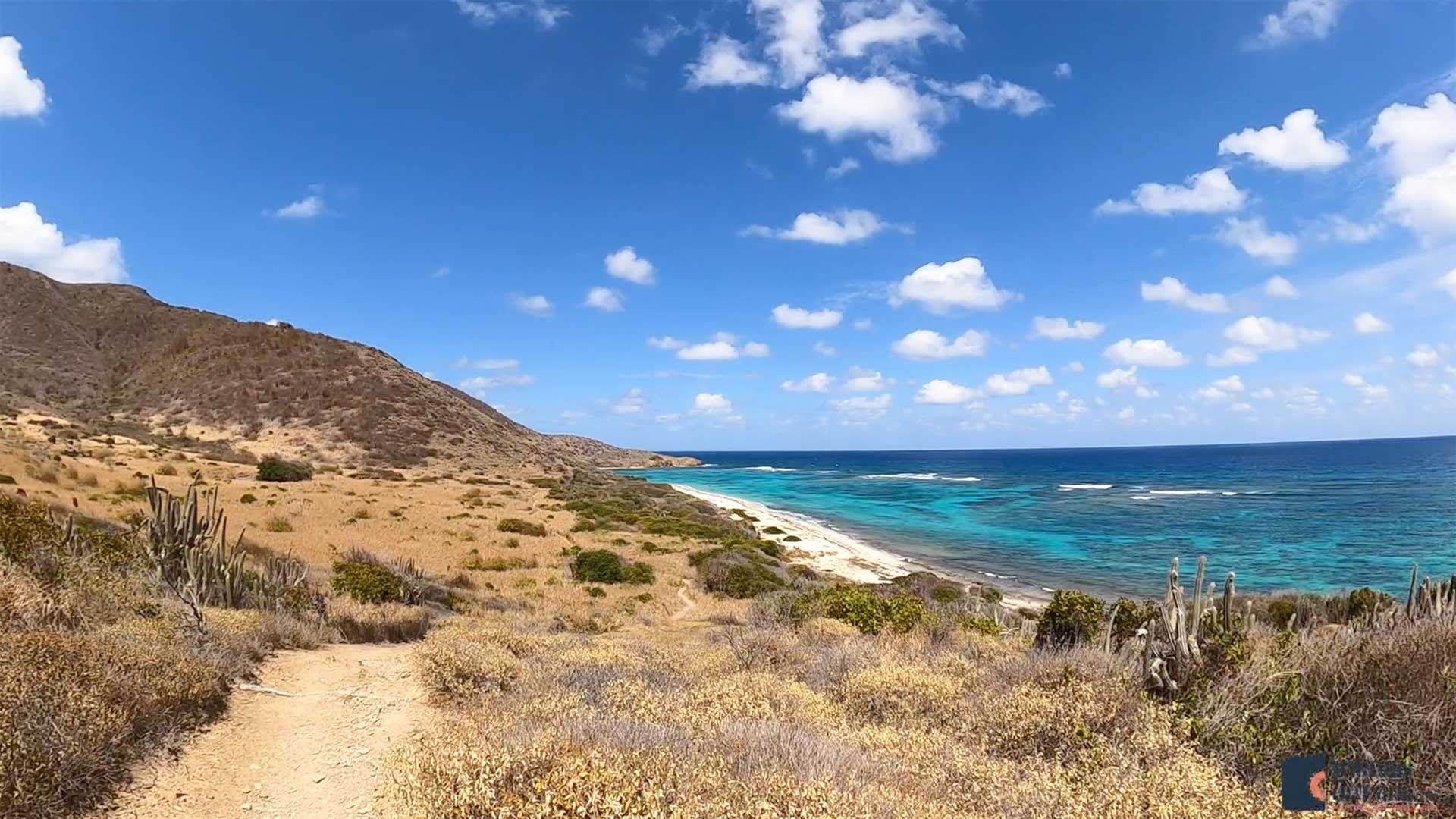 Hill view of Isaac's Bay on the way to Jack's Bay Beach, St. Croix