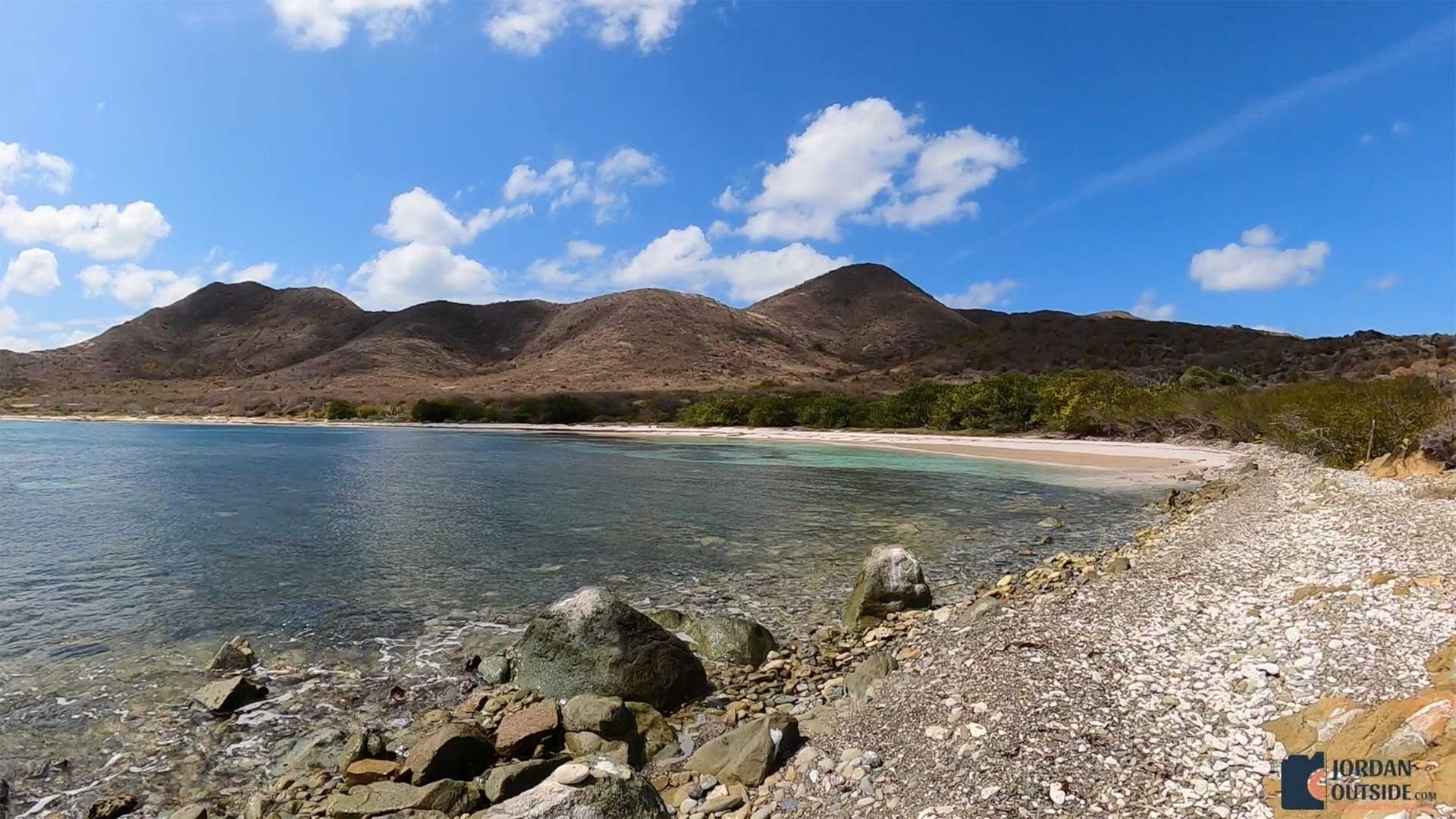 Jack's Bay Beach view from rocks, St. Croix