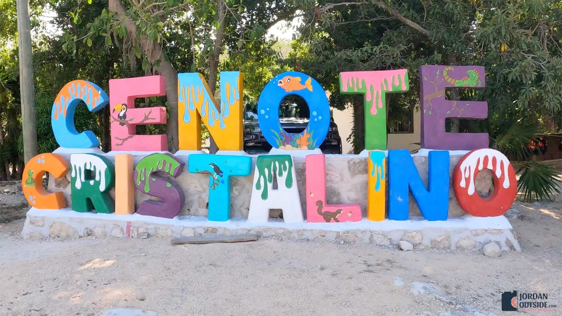 Ticket Area for the Cenote Ik Kil, Mexico