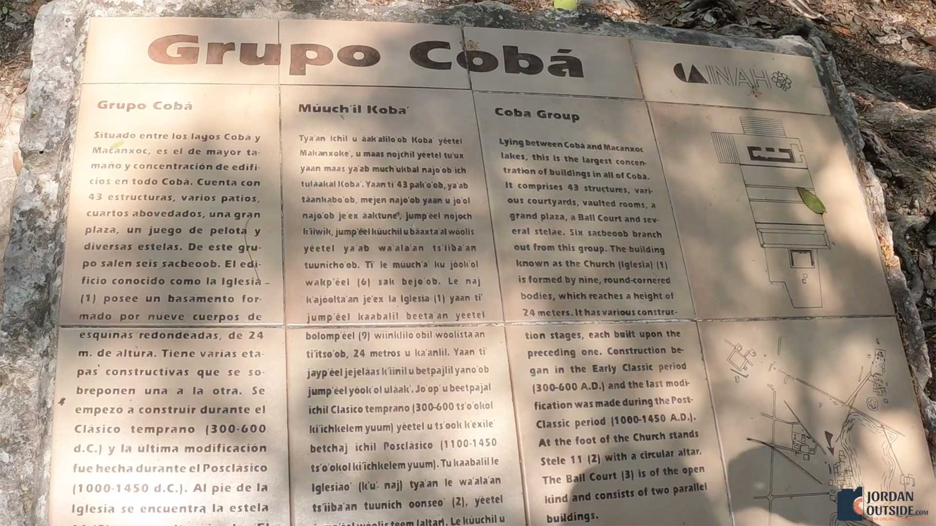 Grupo Coba Information Sign