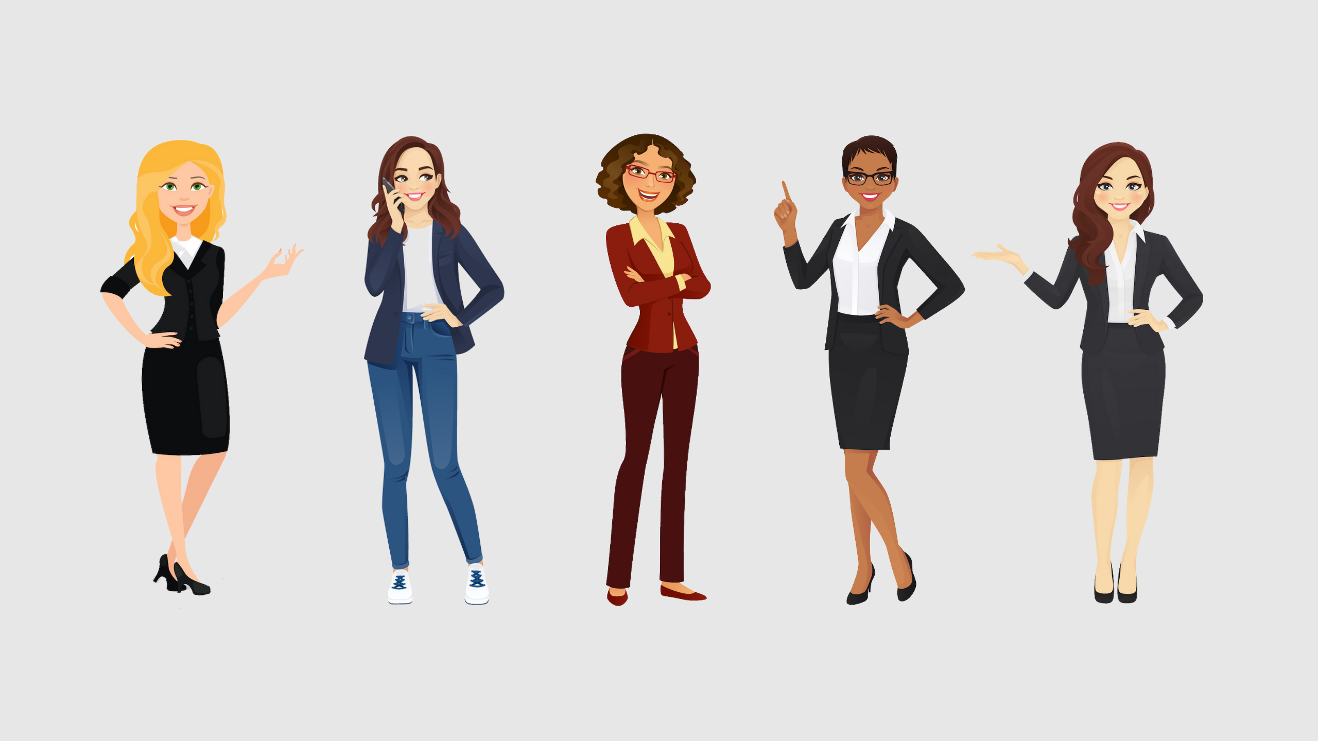 The five Stress Personality characters