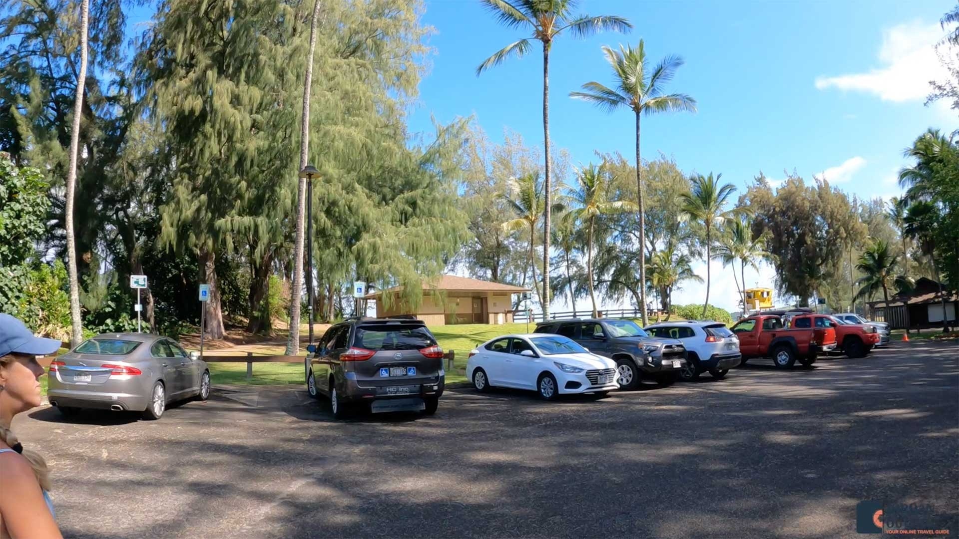 Main Parking Lot - DT Fleming Beach Park, Maui