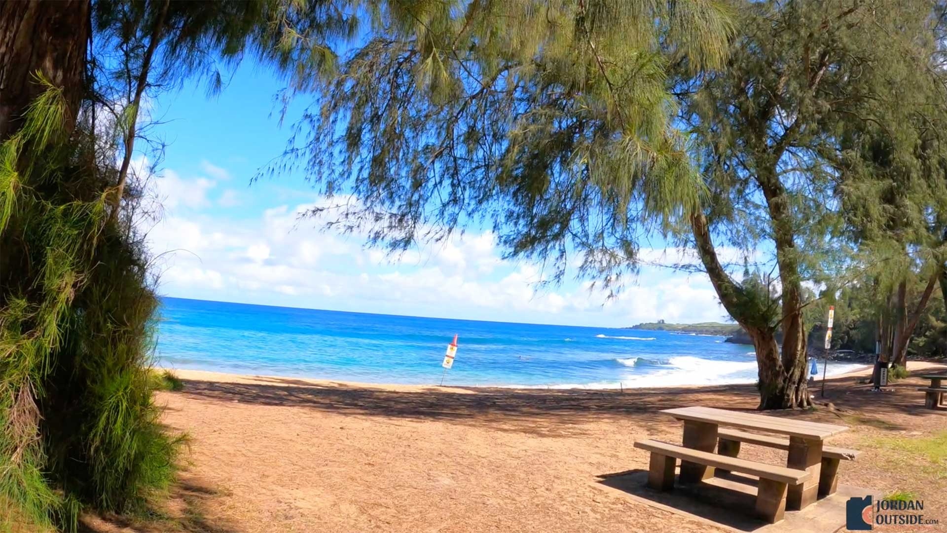 Picnic Tables - DT Fleming Beach Park, Maui