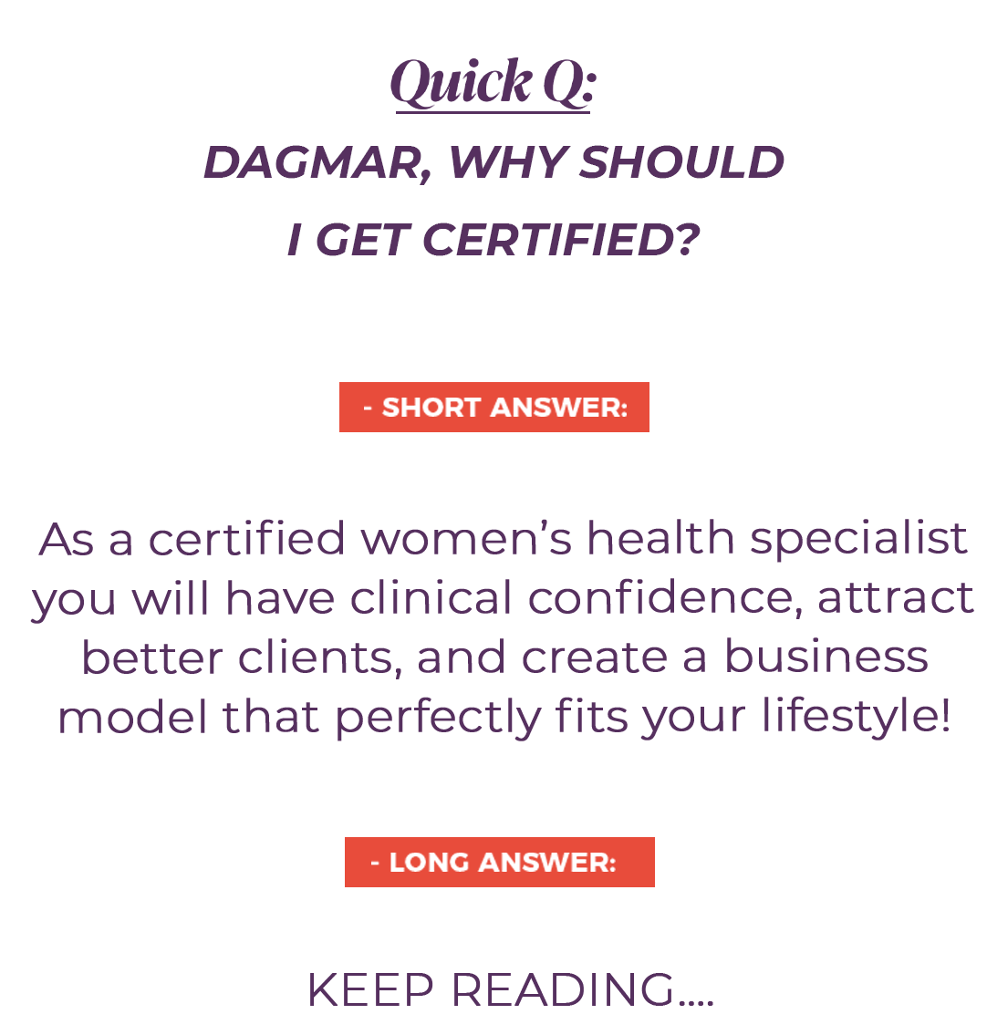 TEMPLATE Flourish Institute Women's Health Certification