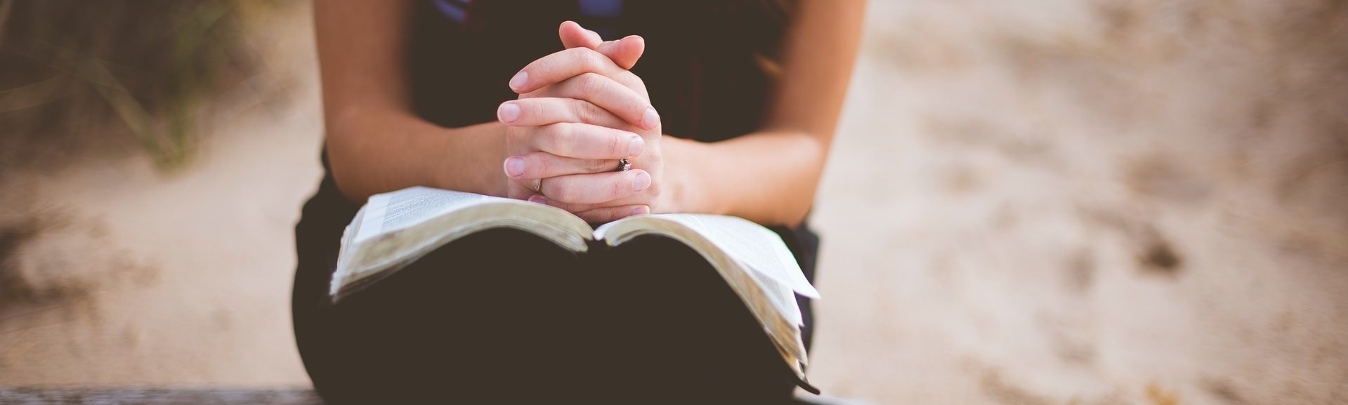 Person praying