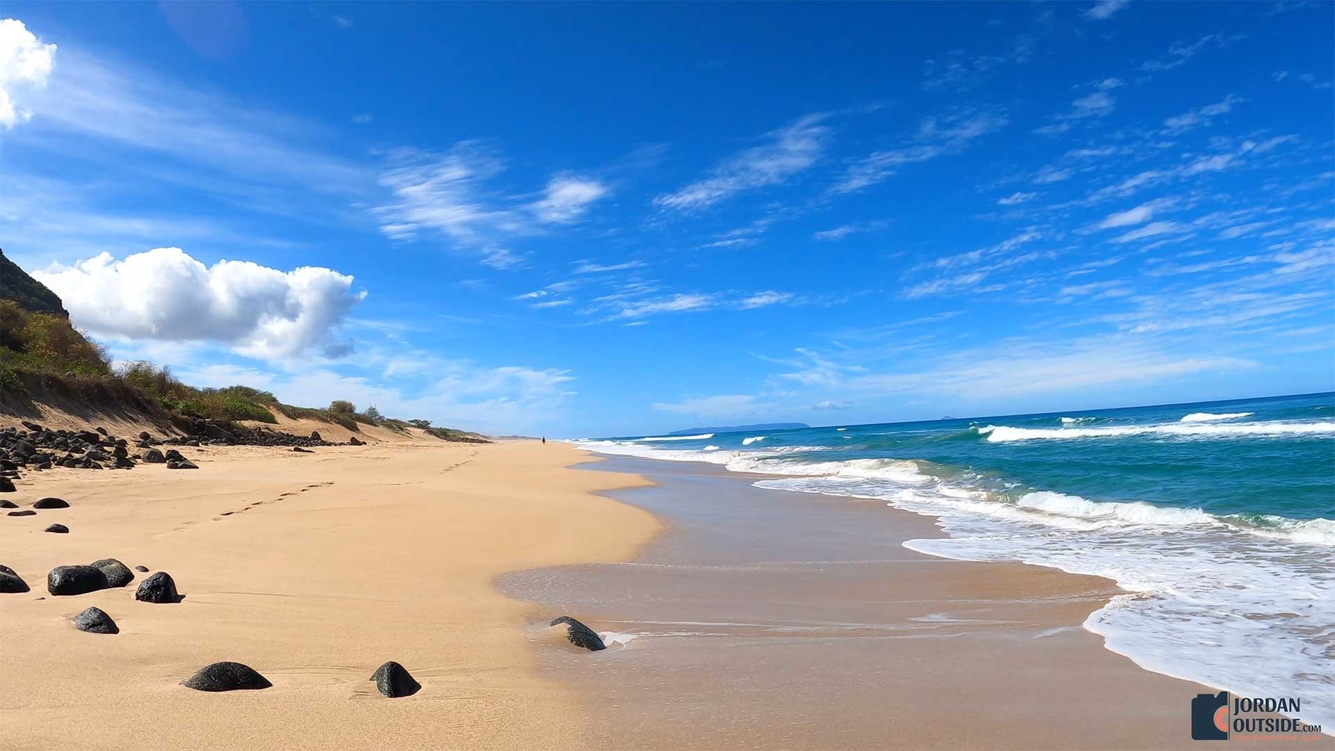 Polihale State Park Beach, Kauai, Hawaii