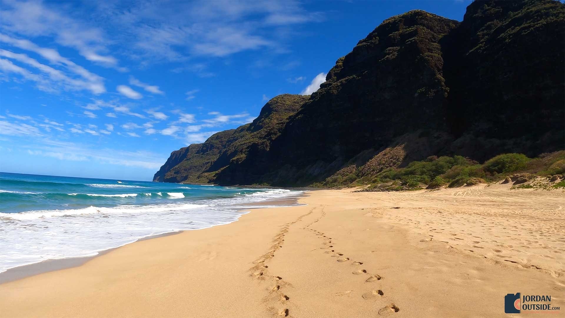 The best beach at Polihale State Park Beach in Kauai