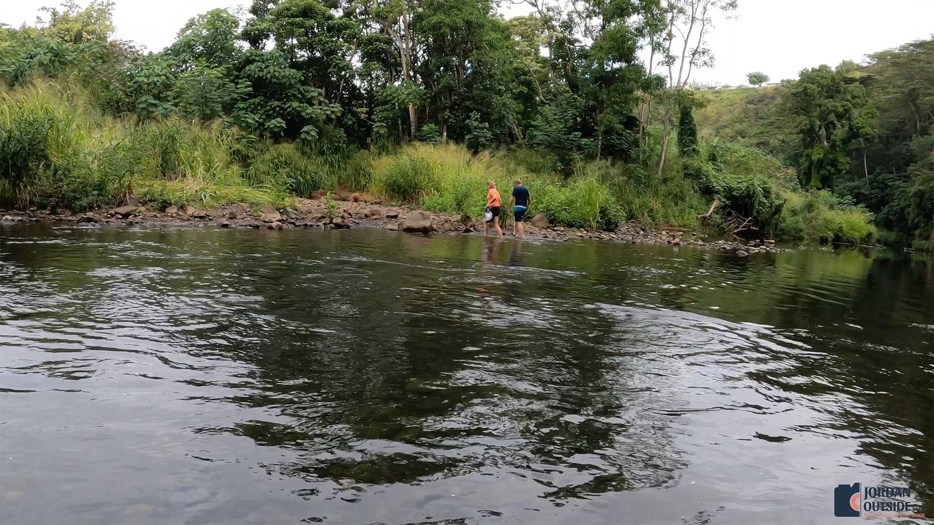 Kayaking and Hiking to Secret Falls, Kauai, Hawaii