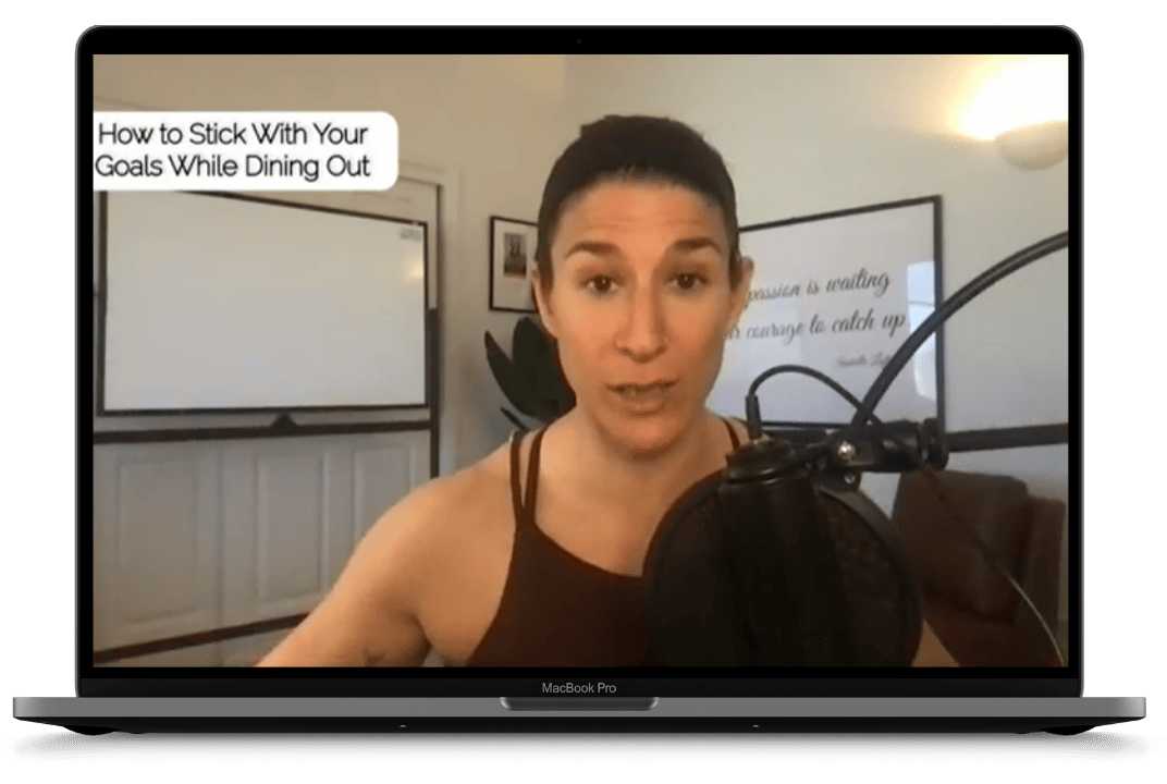Bonus Training: How to Stick With Your Goals While Dining Out