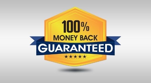 Clipart of 100% Money Back Guaranteed