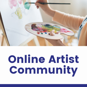 Private (no facebook) Online Artist community