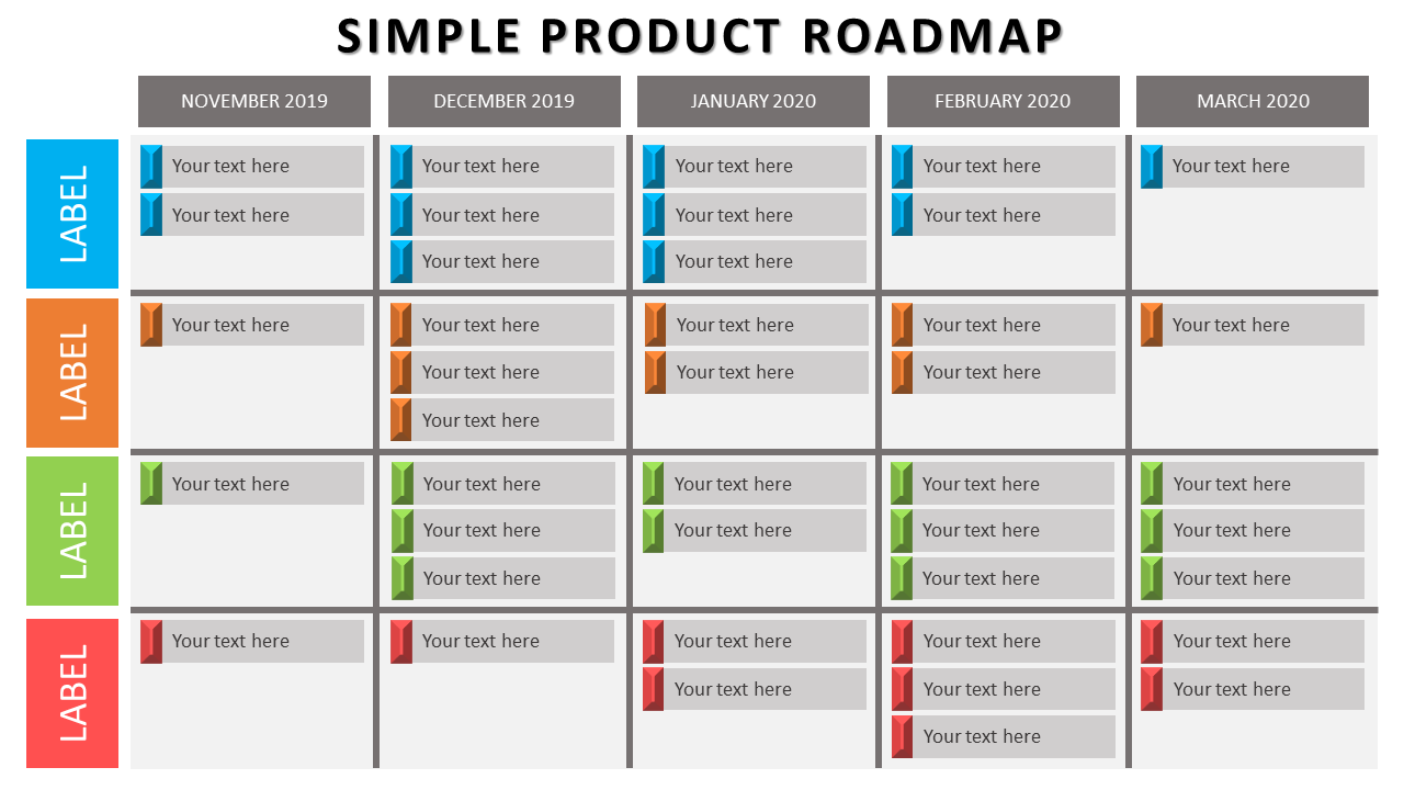 roadmap template for powerpoint