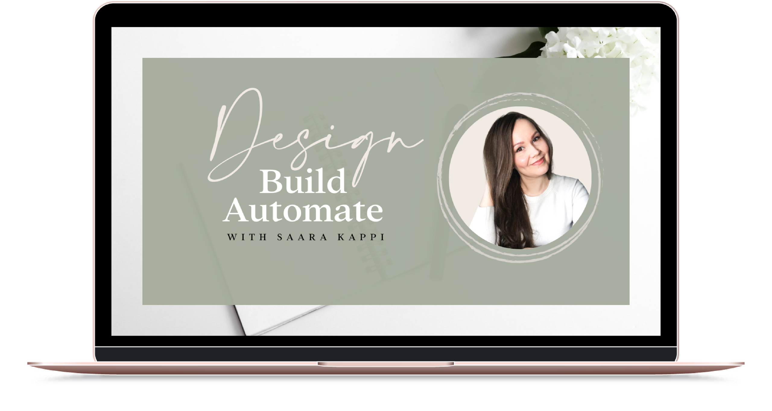 design build automate Kajabi online course cover