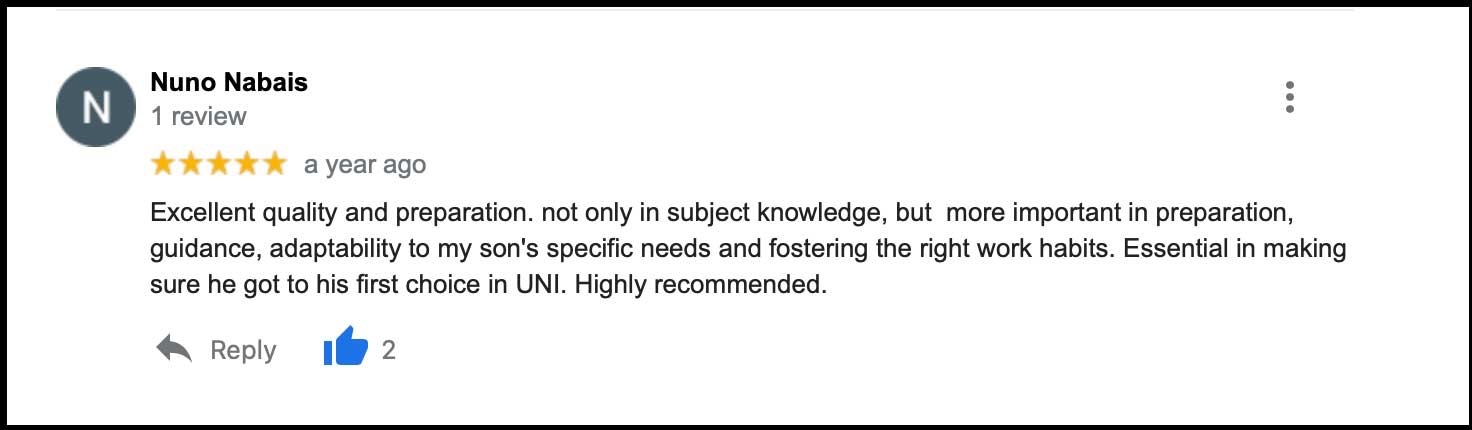 Kate obtaining grade A in Chemistry and grade A* in Biology