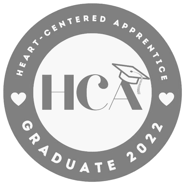 Heart centered apprentice graduate logo