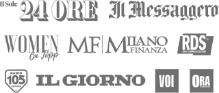 Come visto su: loghi media