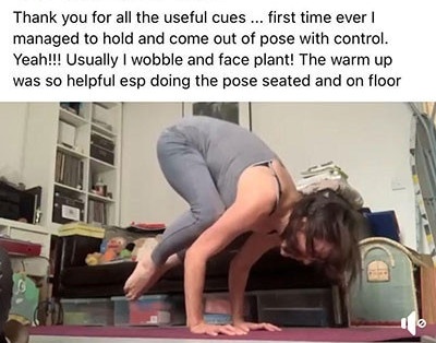 crow pose arm balance