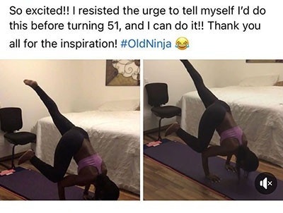 too old for yoga