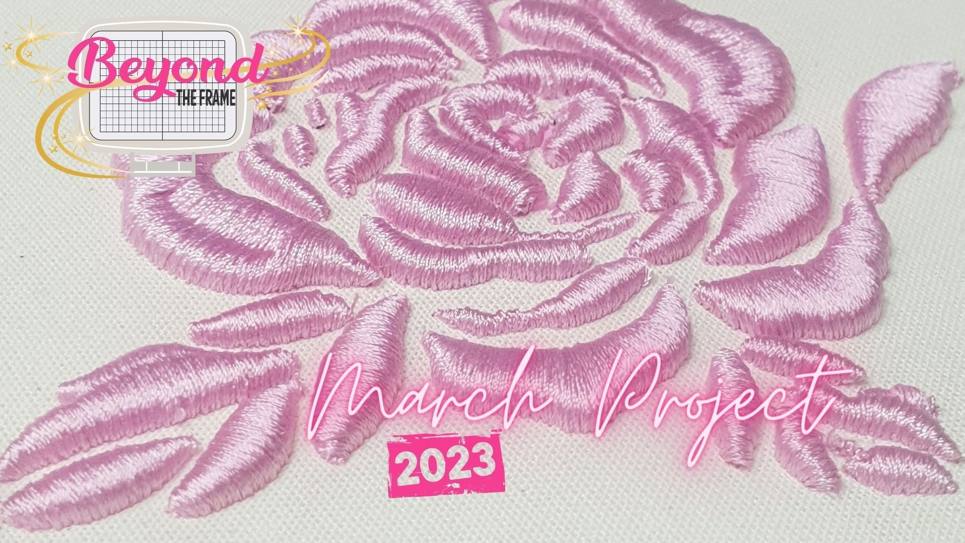 Rosé Muse Logo 3d embroidery pants Beyond The Frame 2023 March Project