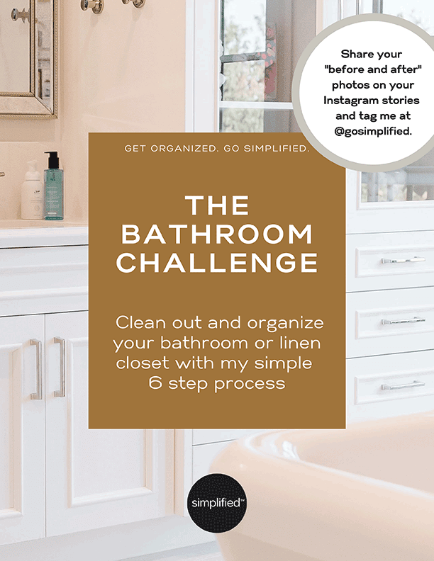 Join the Simplified Bathroom Challenge!
