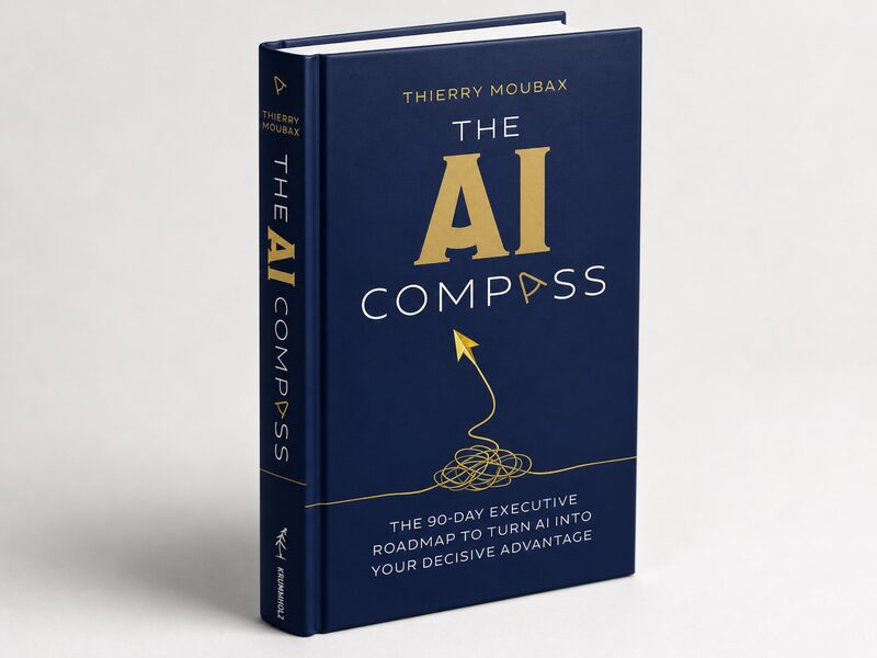 The AI Compass book by Thierry Moubax
