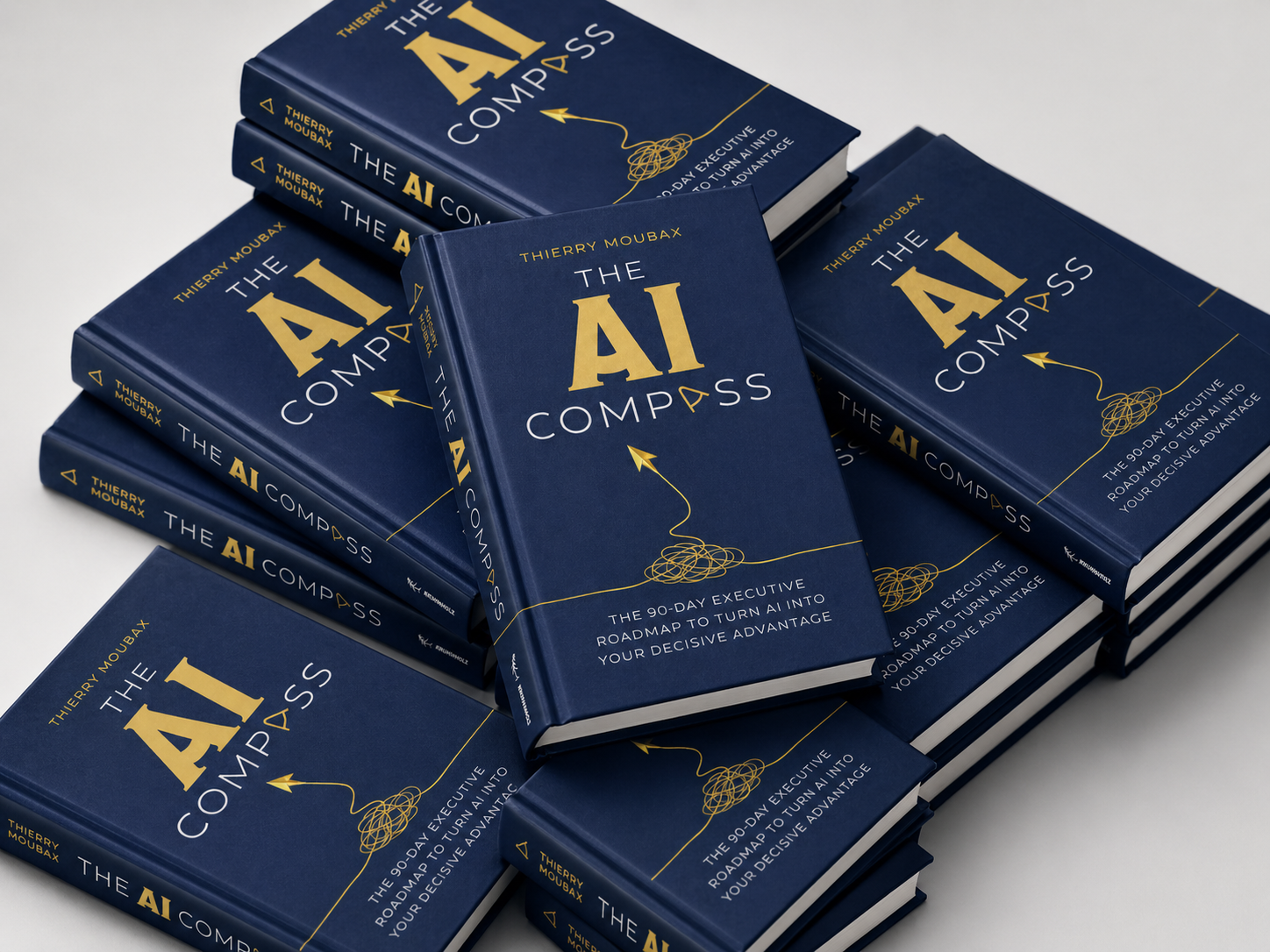 The AI Compass book by Thierry Moubax