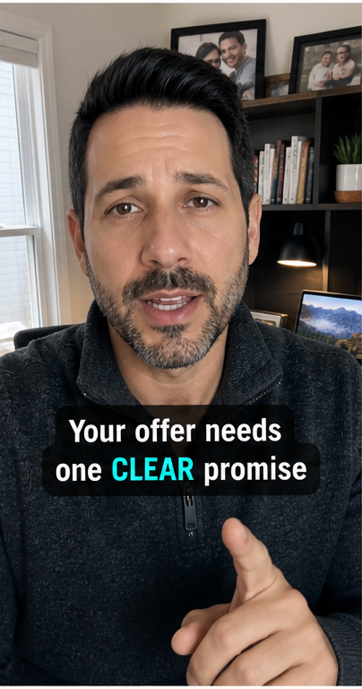 Your offer needs one CLEAR promise